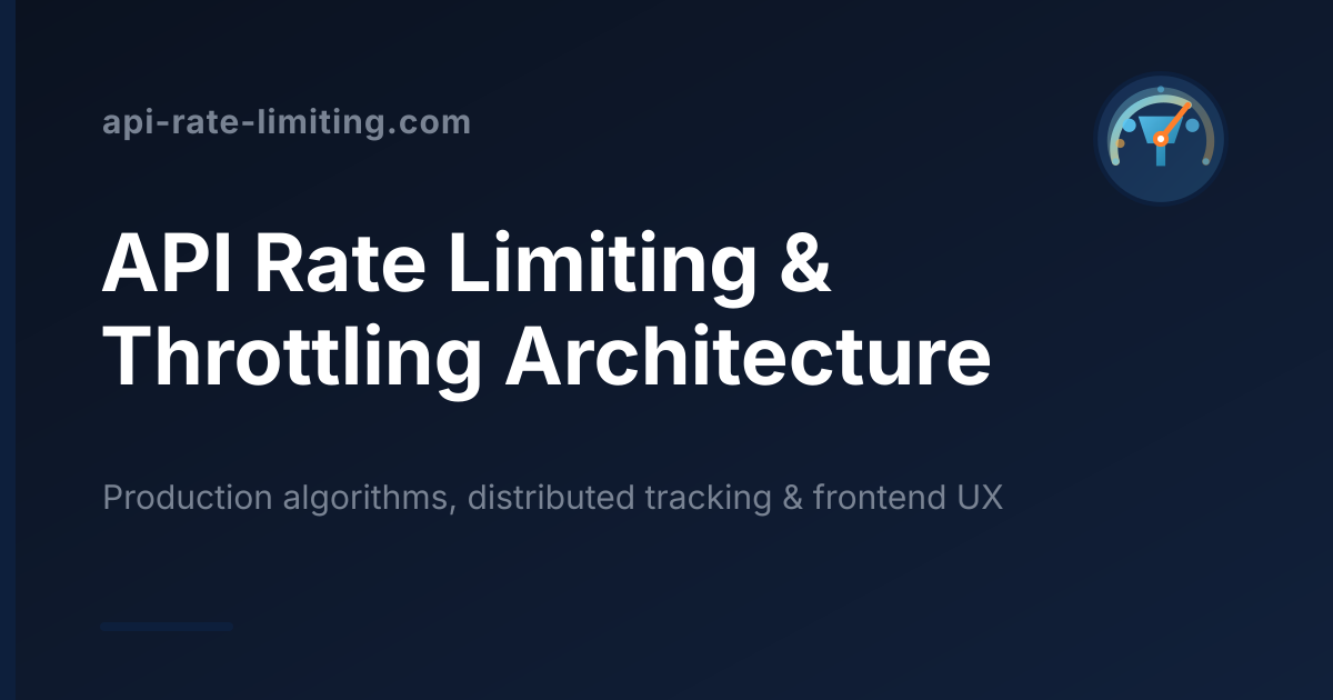 Sliding Window Rate Limiting in Memory | API Rate Limiting